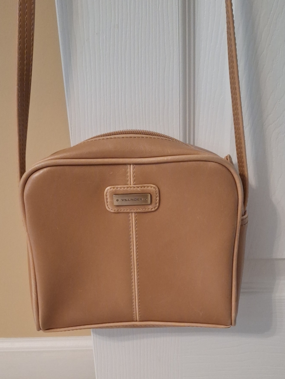 Villager Tan Crossbody Purse
